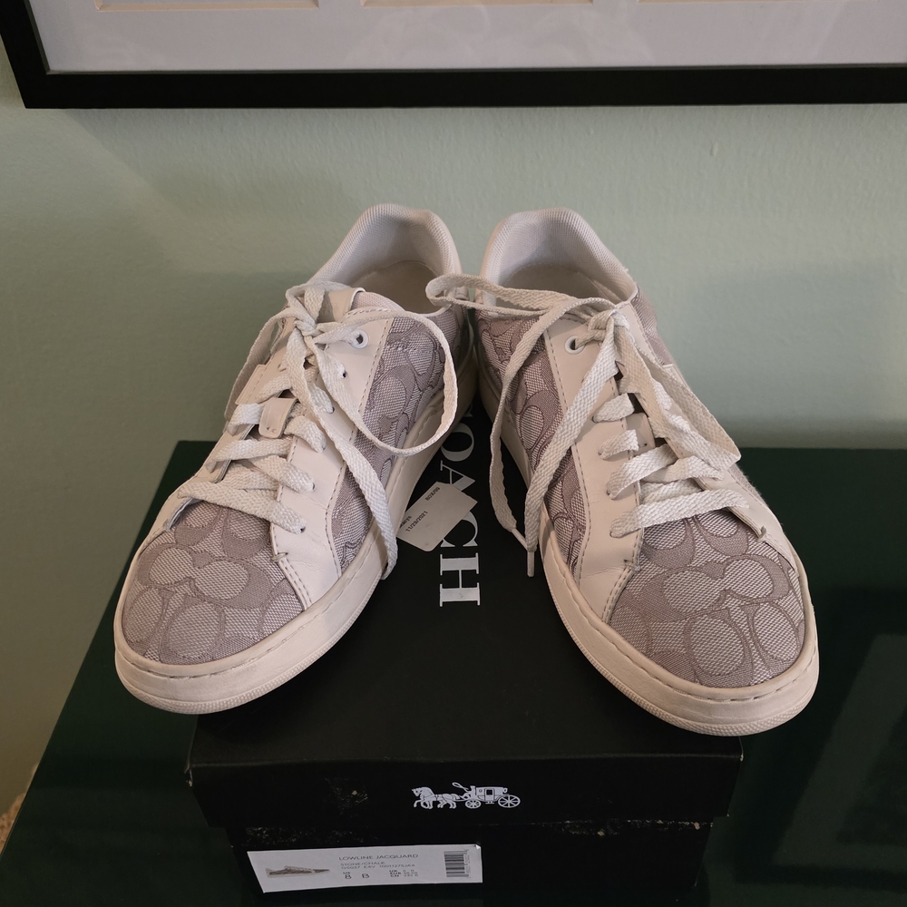 Coach Chalk and Stone Sneakers